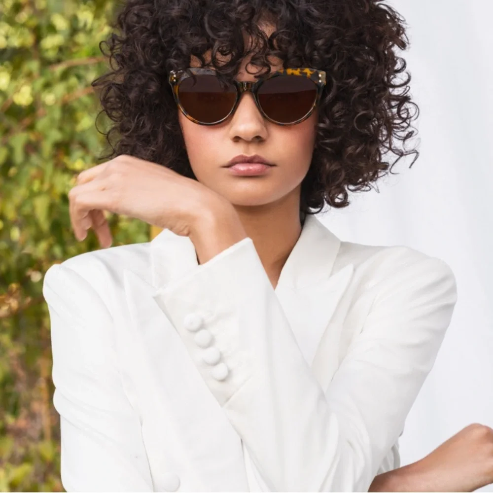 SAINT OWEN x CURATEUR Wylde Tortoise Shell Cat Eye Sunglasses NWOT